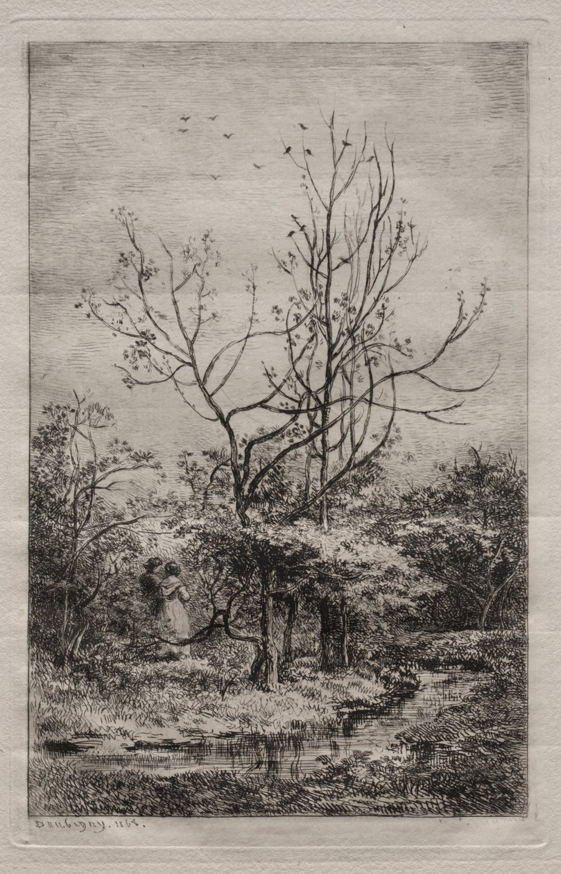 A Gyümölcsöskert alkotó: Charles Francois Daubigny