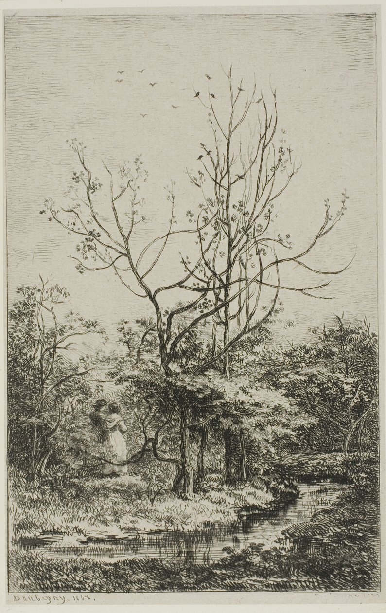 A Gyümölcsöskert alkotó: Charles Francois Daubigny