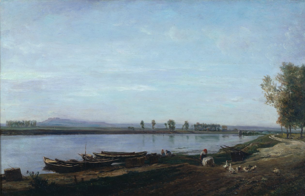 A Szajna, Bezons, Val dOise alkotó: Charles Francois Daubigny