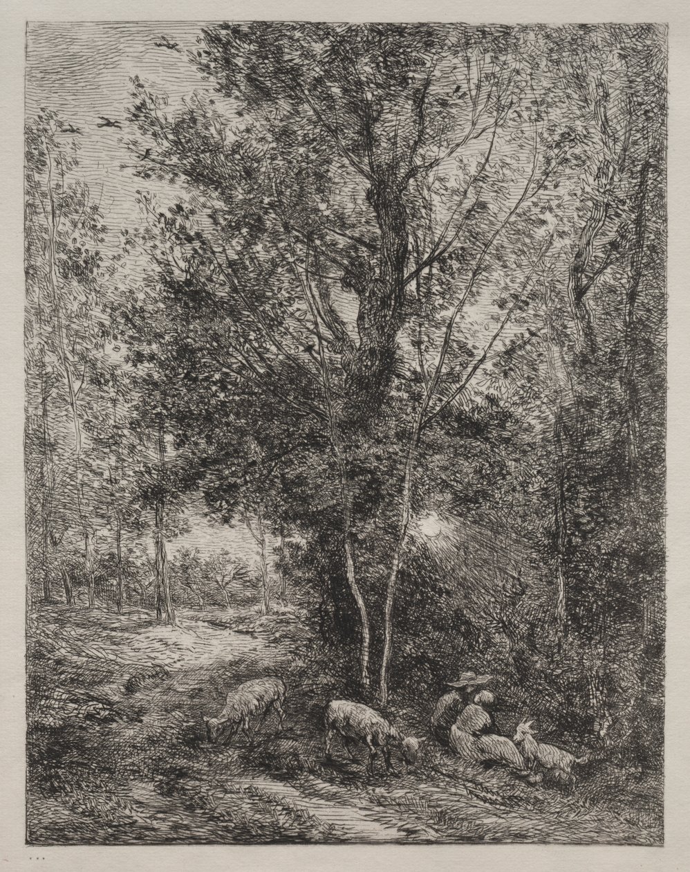 A juhász és a pásztorlány alkotó: Charles Francois Daubigny
