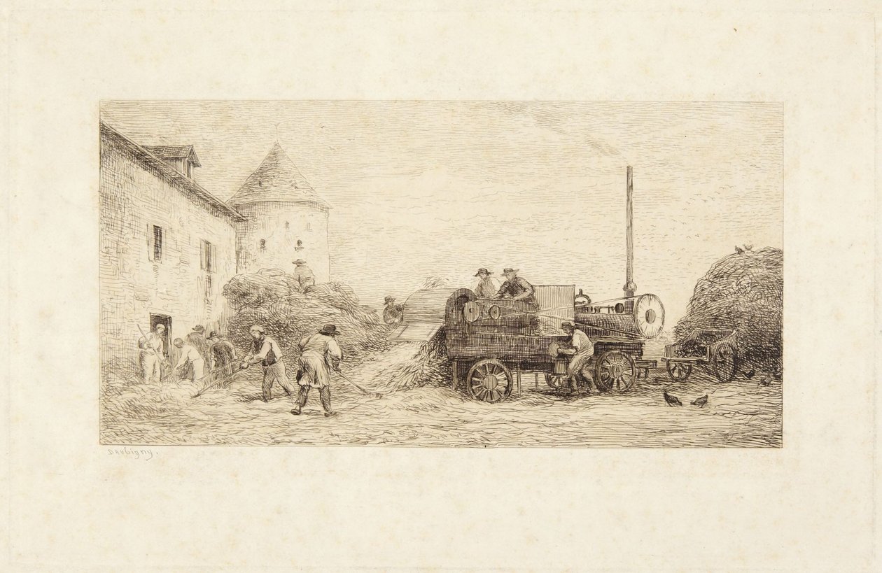 A cséplőgép alkotó: Charles Francois Daubigny