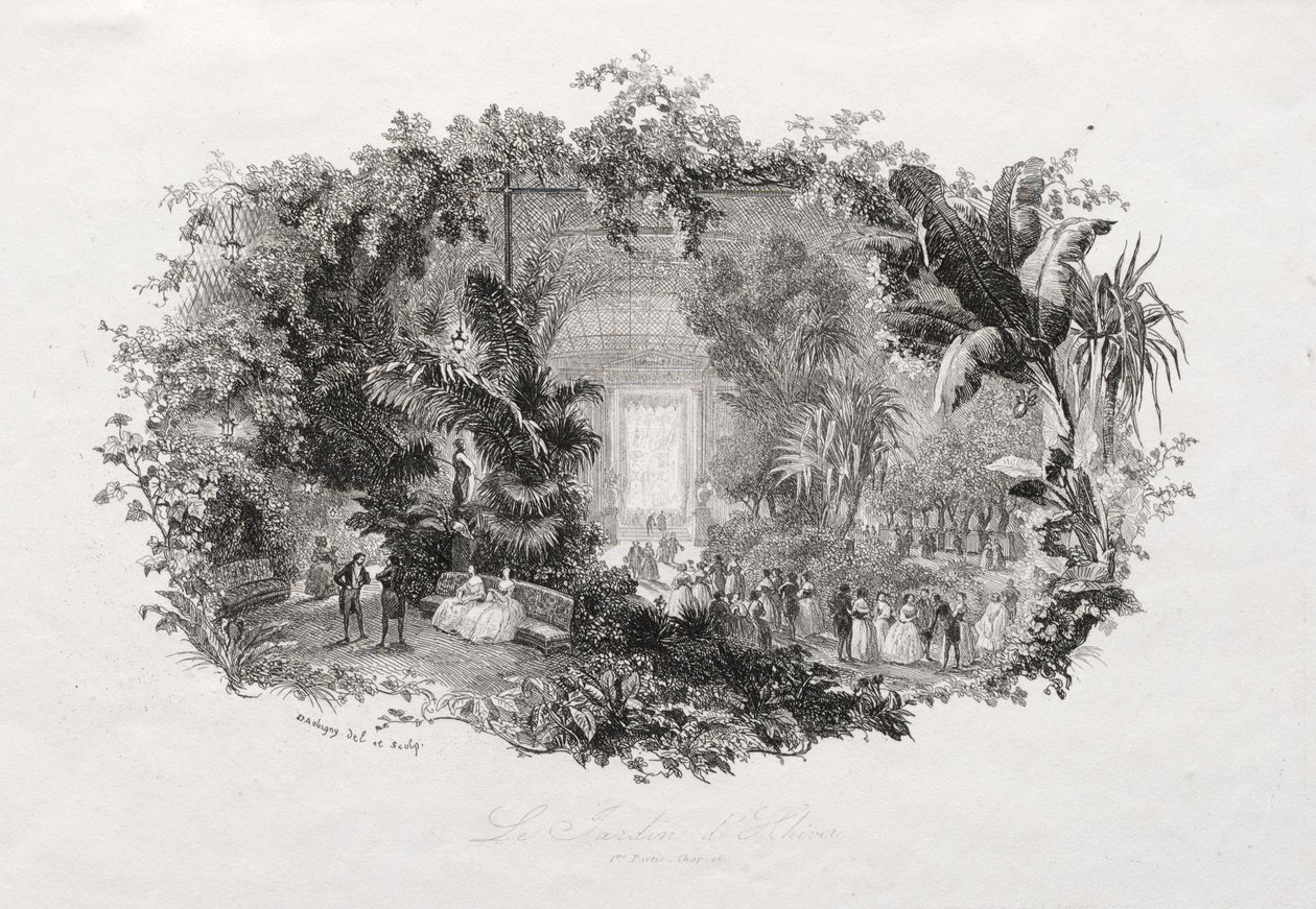 A télikert, 1842-1843. alkotó: Charles Francois Daubigny