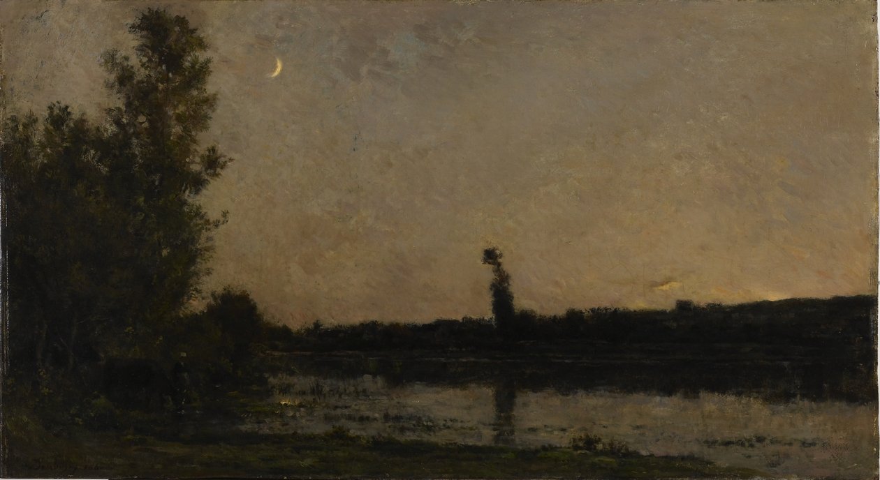 Alkonyat alkotó: Charles Francois Daubigny