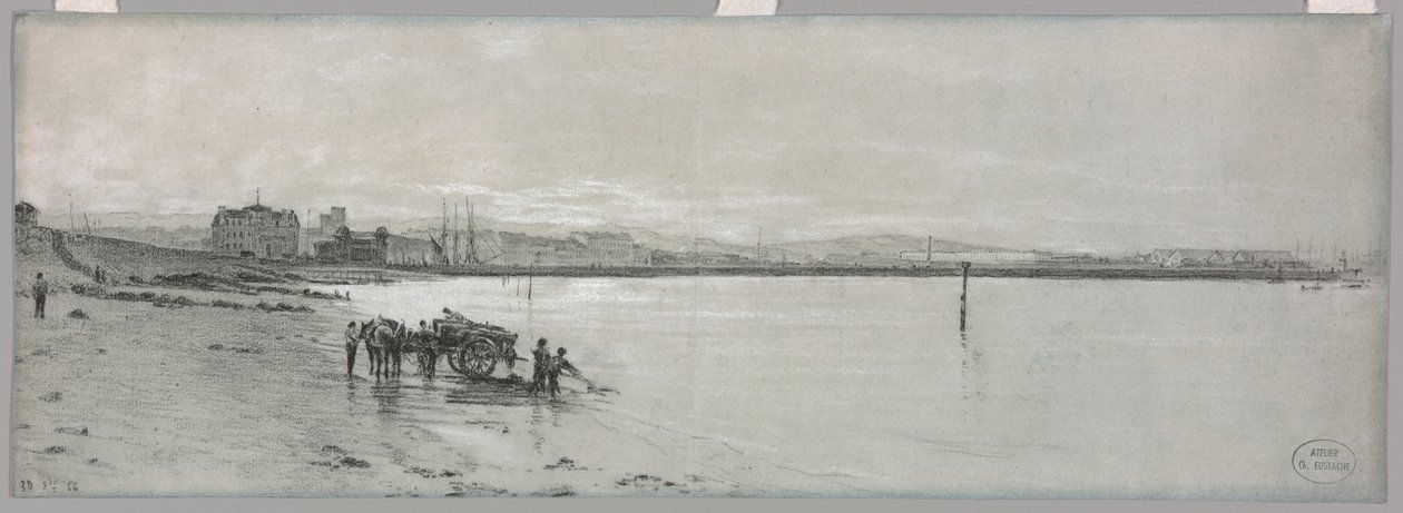 Tengerpart alkotó: Charles Francois Eustache