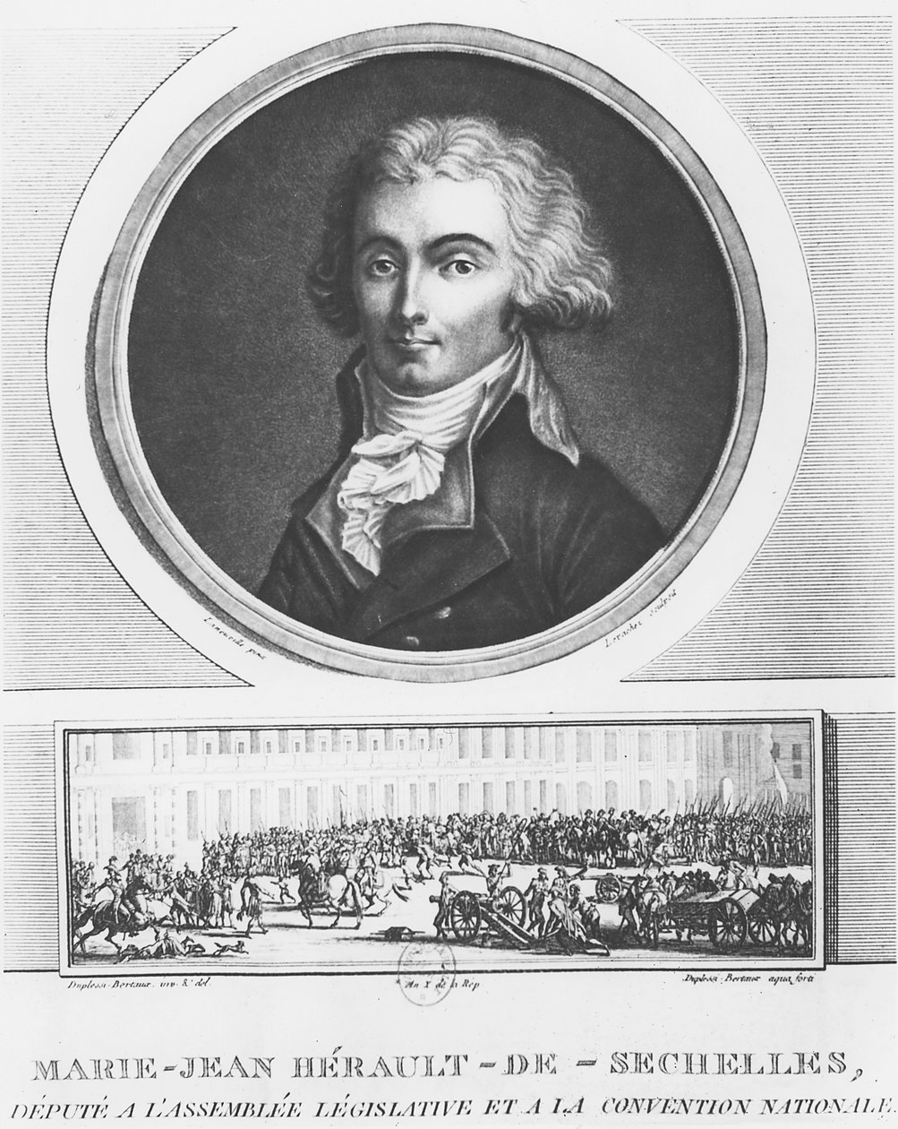 Marie-Jean Hérault de Séchelles alkotó: Charles Francois Gabriel Levachez