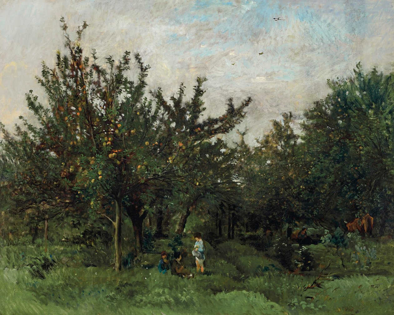Egy almáskert alkotó: Charles Francois Daubigny