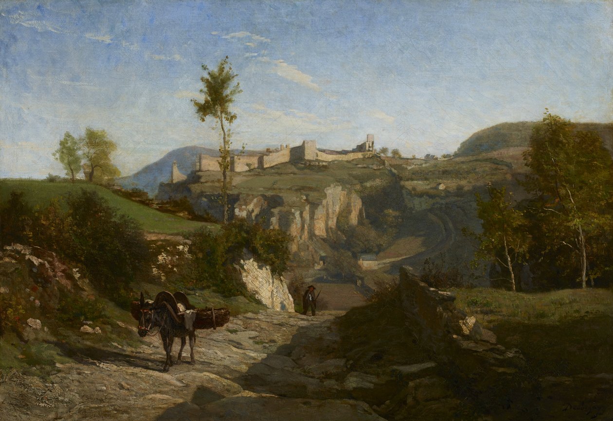 Tájkép Crémieu közelében alkotó: Charles Francois Daubigny