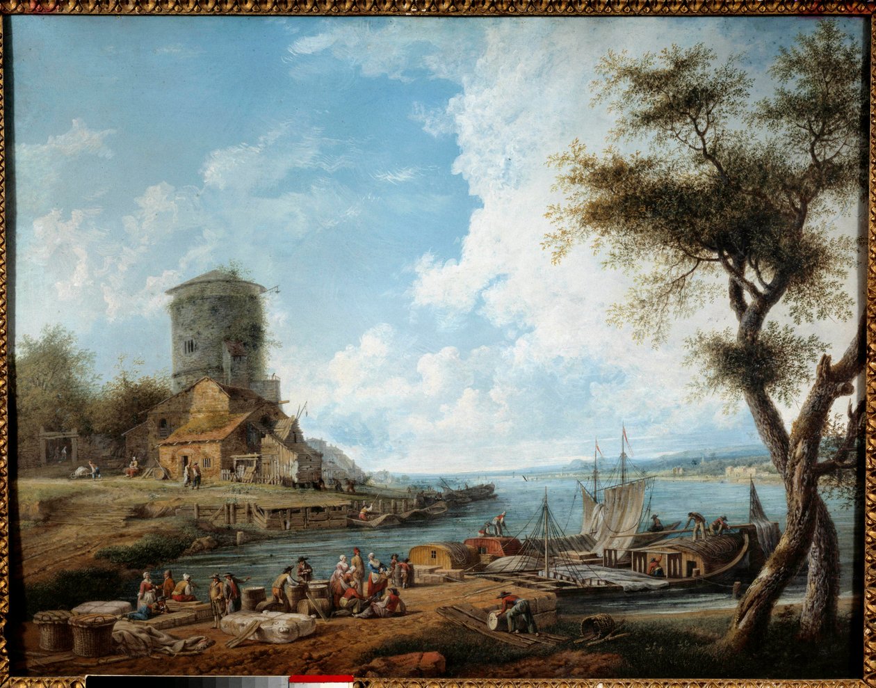 A Mosel a XVIII. Charles Nivard (1739-1821) festménye alkotó: Charles François Nivard