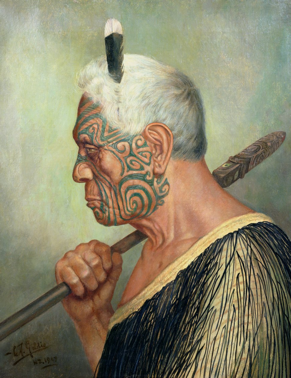 Egy maori harcos alkotó: Charles Frederick Goldie
