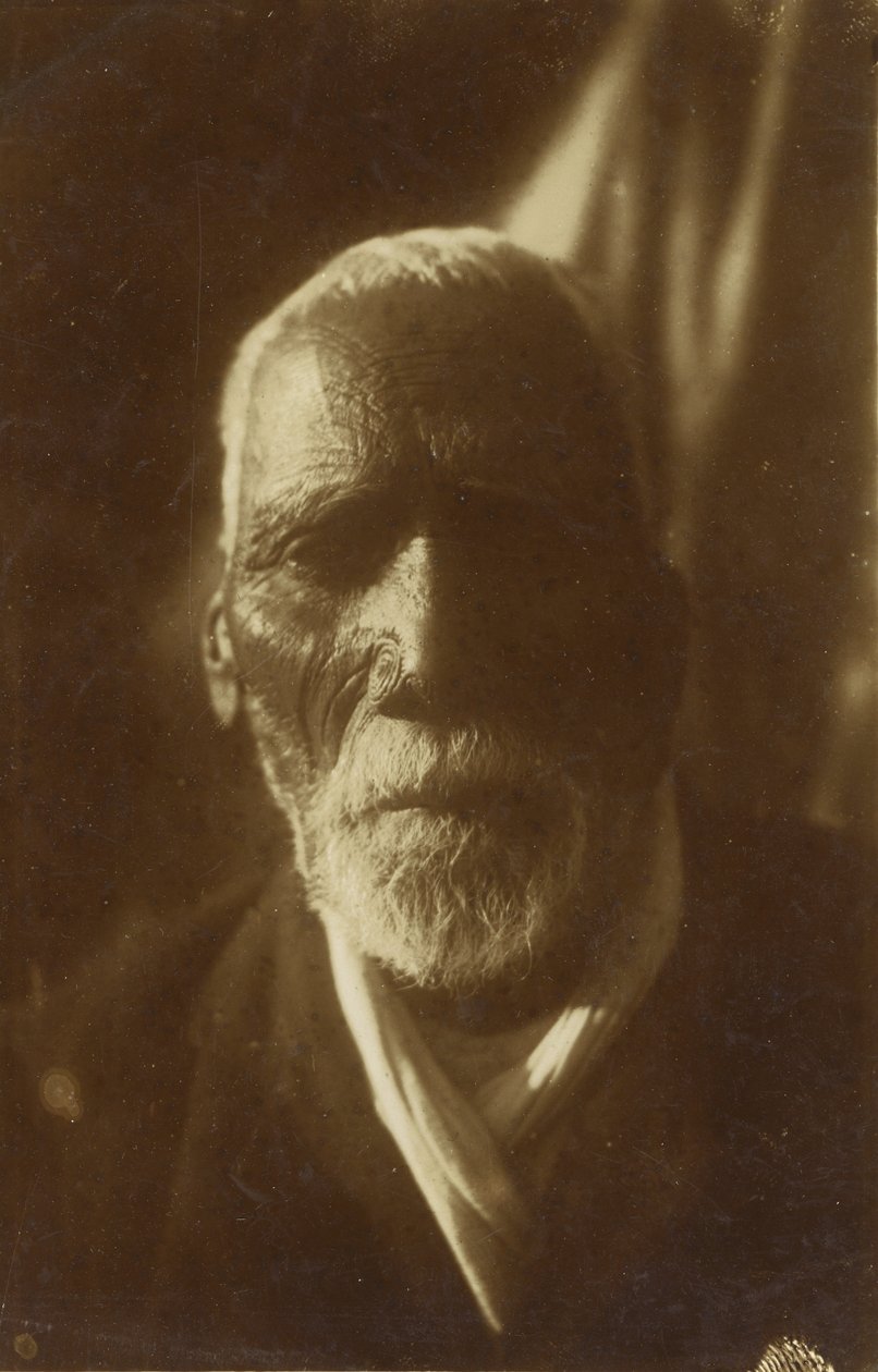 Portré, 1910 körül (ezüst zselatin nyomat) alkotó: Charles Frederick Goldie