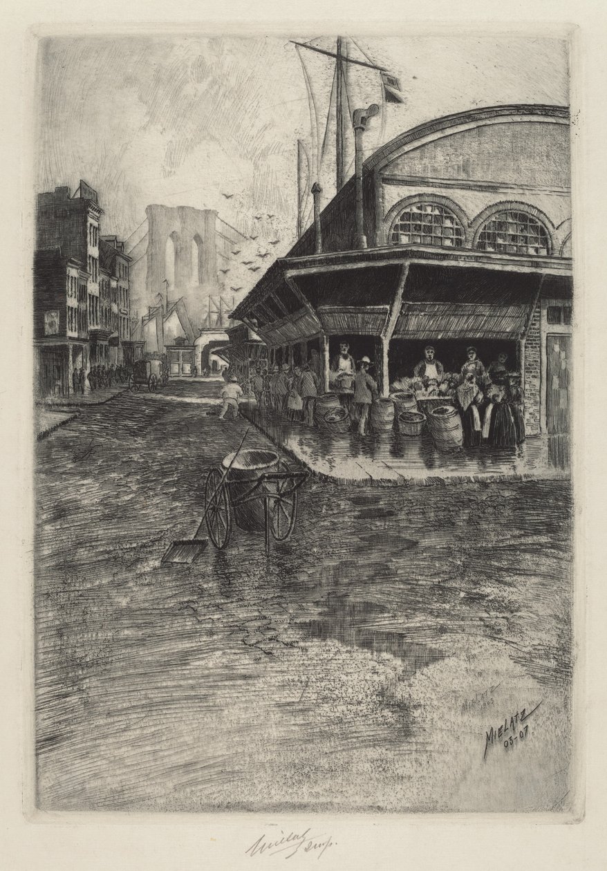 Catherine Market, 19031907. alkotó: Charles Frederick William Mielatz