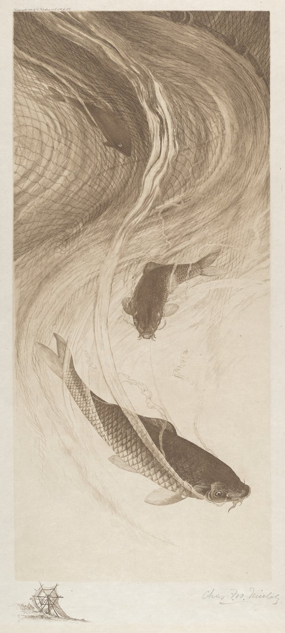 A hálókban, 1887. alkotó: Charles Frederick William Mielatz