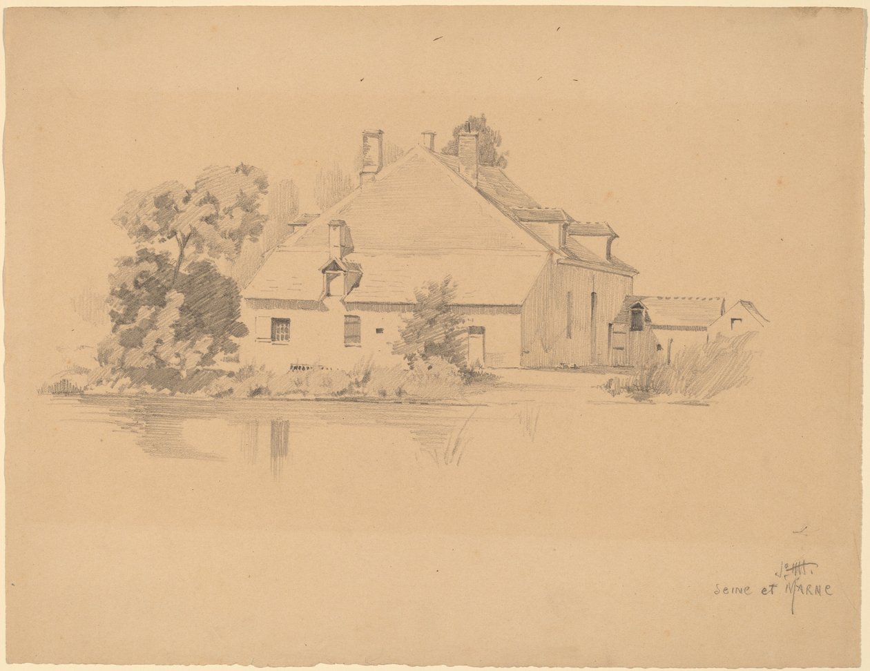 Seine et Marne alkotó: Charles Frederick William Mielatz