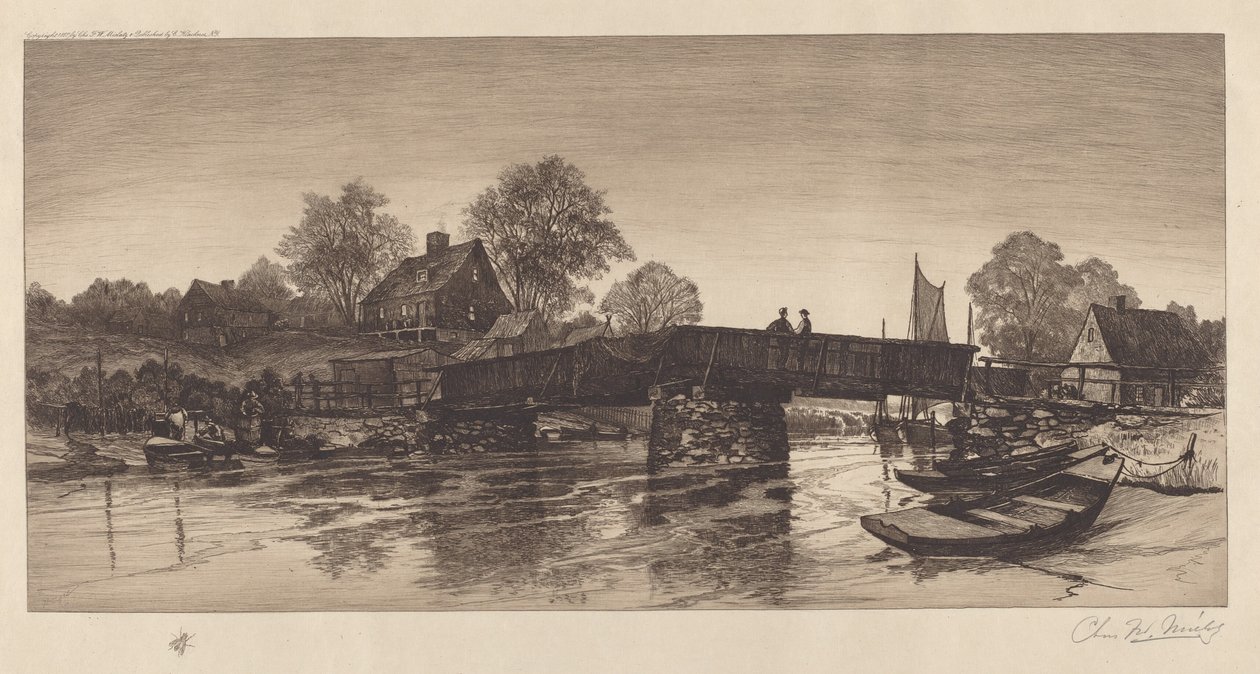 Cím nélkül (Old Bridge) alkotó: Charles Frederick William Mielatz