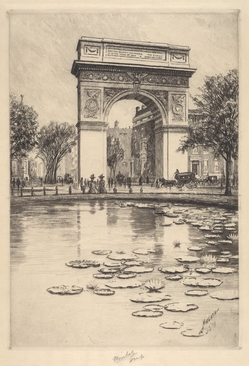 Washington Arch, 1909. alkotó: Charles Frederick William Mielatz