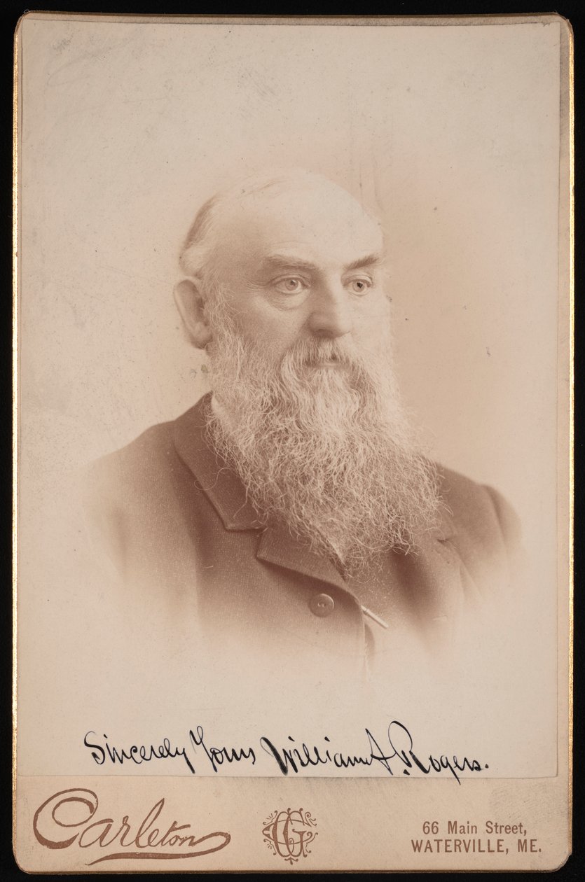 William Augustus Rogers portréja 1832-1898, 1898 előtt. alkotó: Charles G Carleton