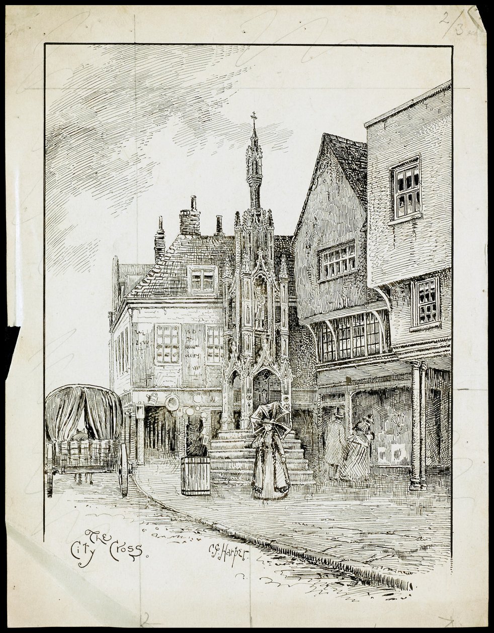 Butter Cross, High Street, Winchester, Hampshire alkotó: Charles George Harper
