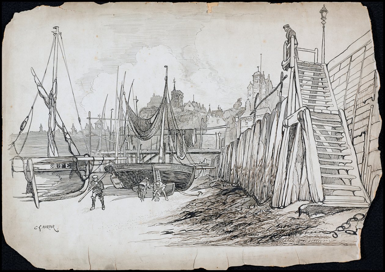 Folkestone, Kent alkotó: Charles George Harper