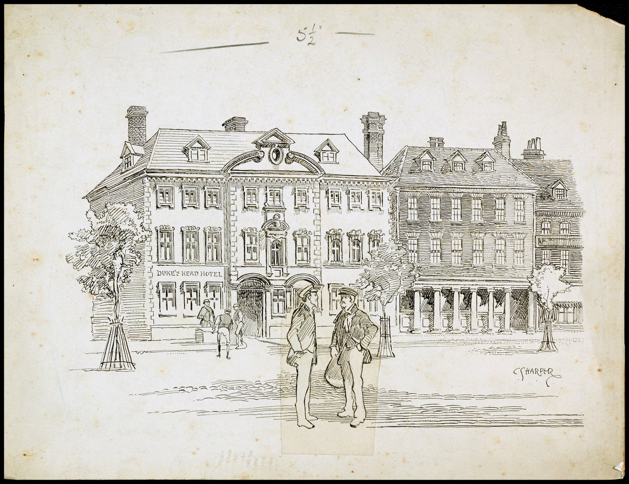 Kings Lynn, Norfolk, 1892-1933 alkotó: Charles George Harper