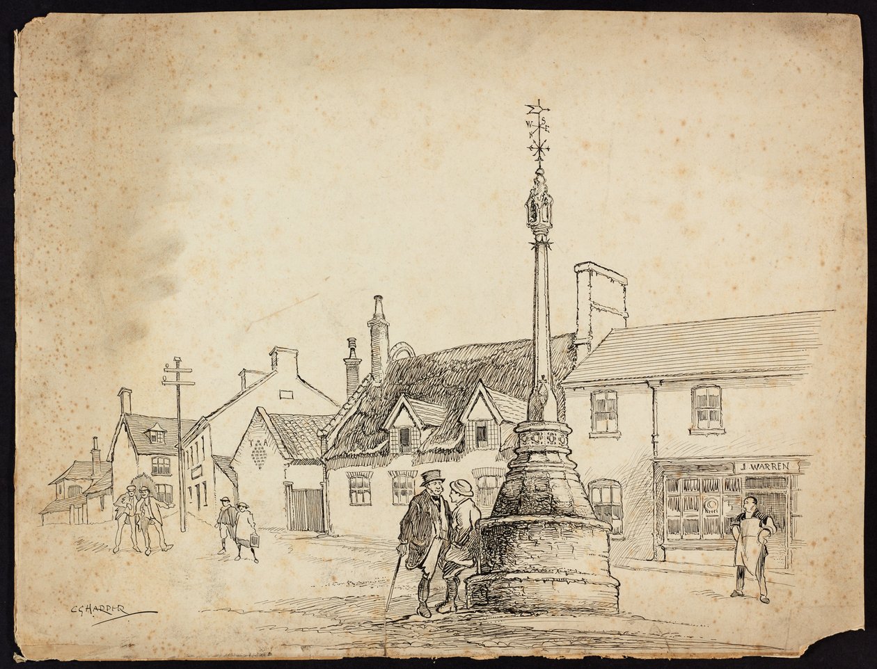 Stretham, Cambridgeshire, 1892-1933 alkotó: Charles George Harper