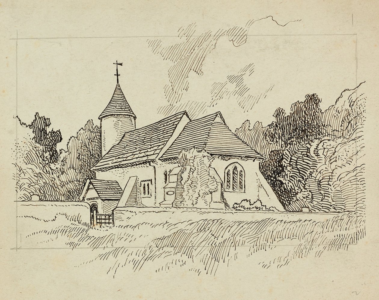 Azonosítatlan templom, 1892-1933 alkotó: Charles George Harper