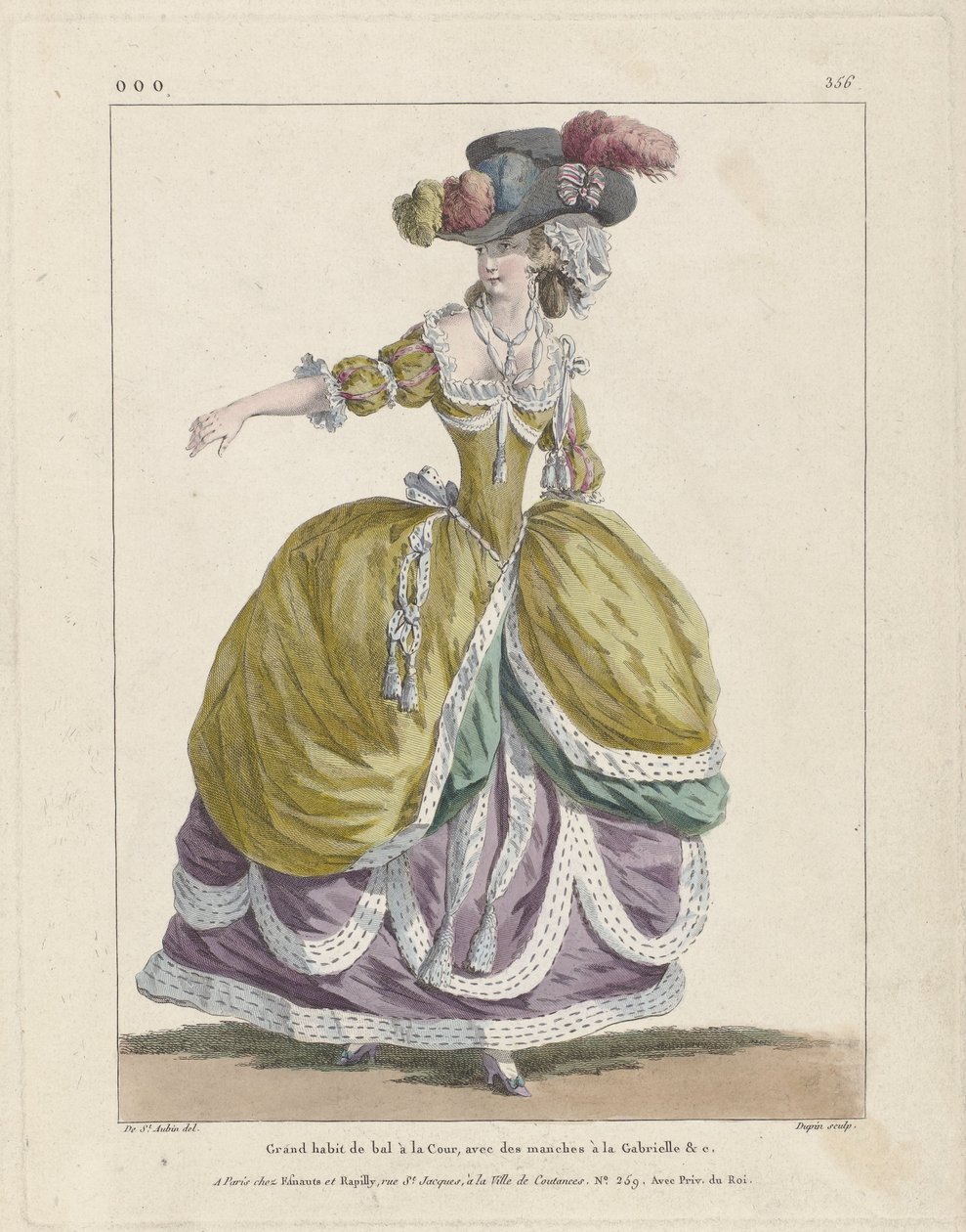 Marie Antoinette, A divat királynője alkotó: Charles Germain de (after) Saint Aubin