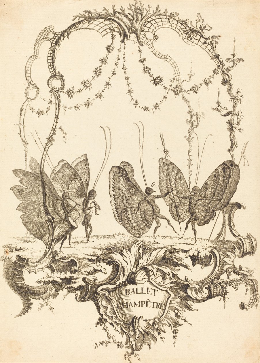 Country Balett alkotó: Charles Germain de Saint Aubin