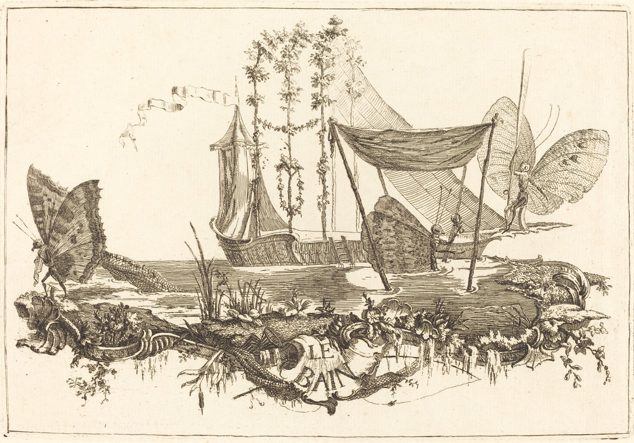 A fürdés alkotó: Charles Germain de Saint Aubin