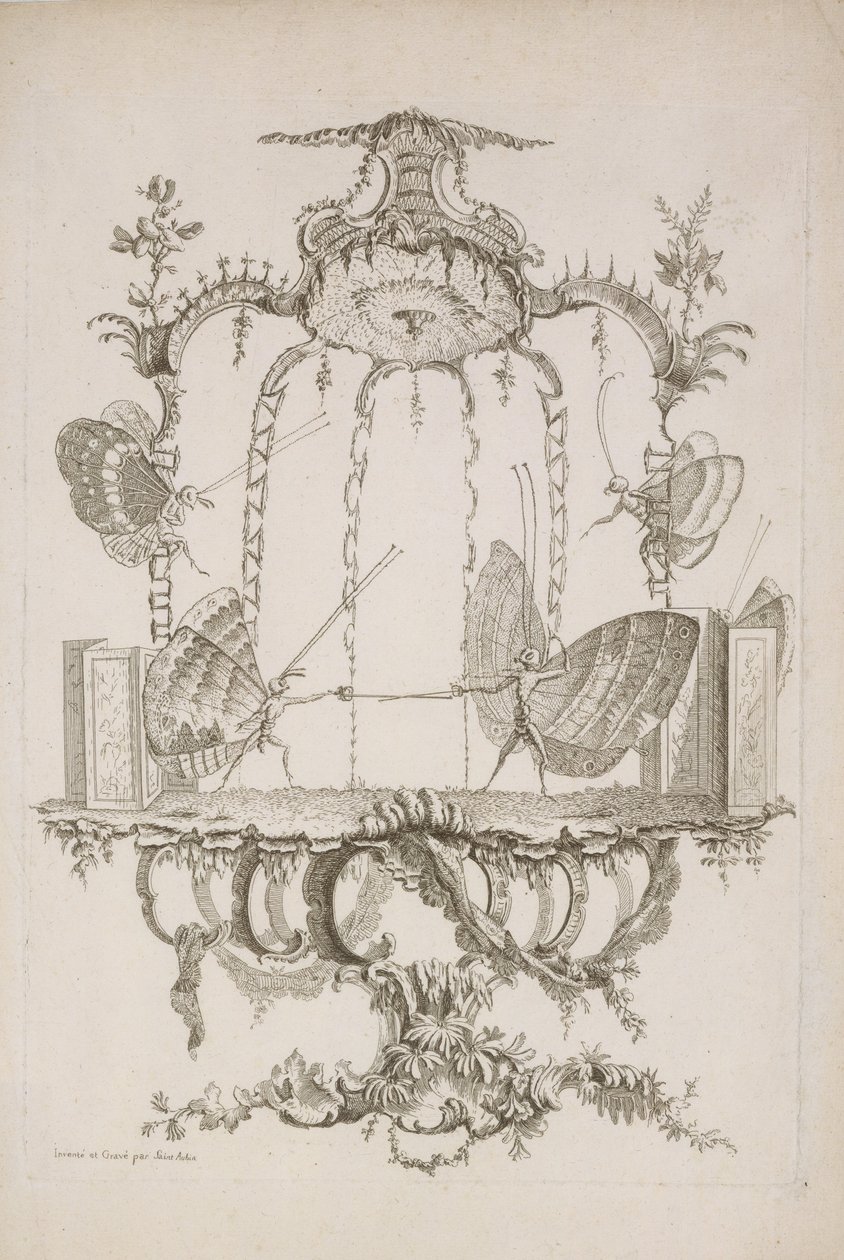 A párbaj A párbaj, Saint Aubin Essay on Human Butterflies című művéből, kb. 1756-60. alkotó: Charles Germain de Saint Aubin