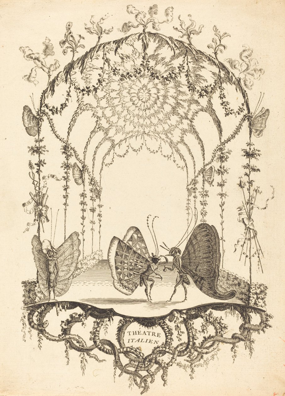 Olasz Színház alkotó: Charles Germain de Saint Aubin