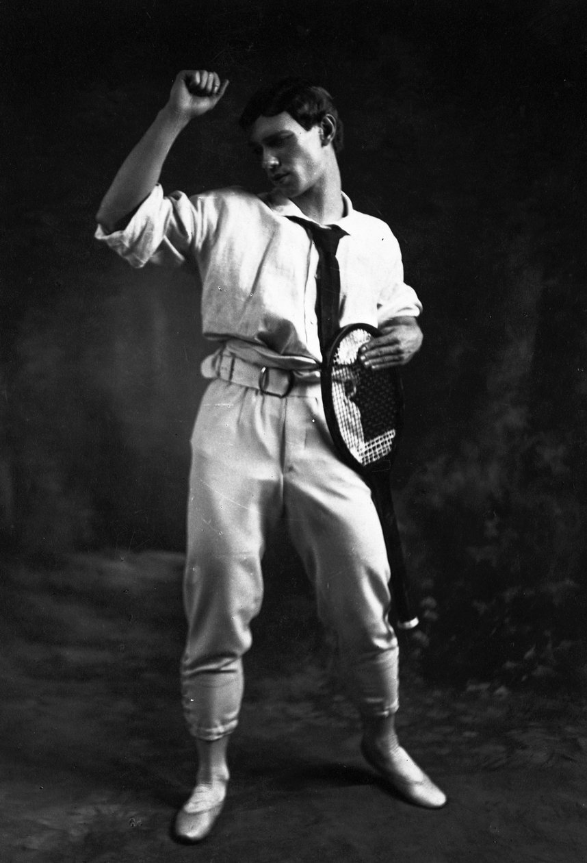 Vaslav Nijinsky Claude Debussy Ballet Jeux című művében alkotó: Charles Gerschel