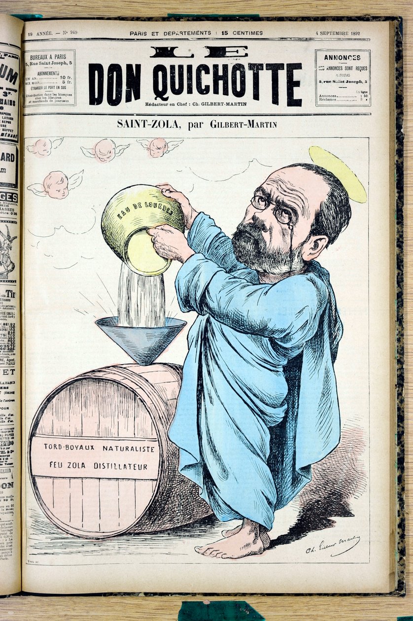 A „Le Don Quijote” borítója, 949. szám, Színes szatirikus alkotó: Charles Gilbert Martin