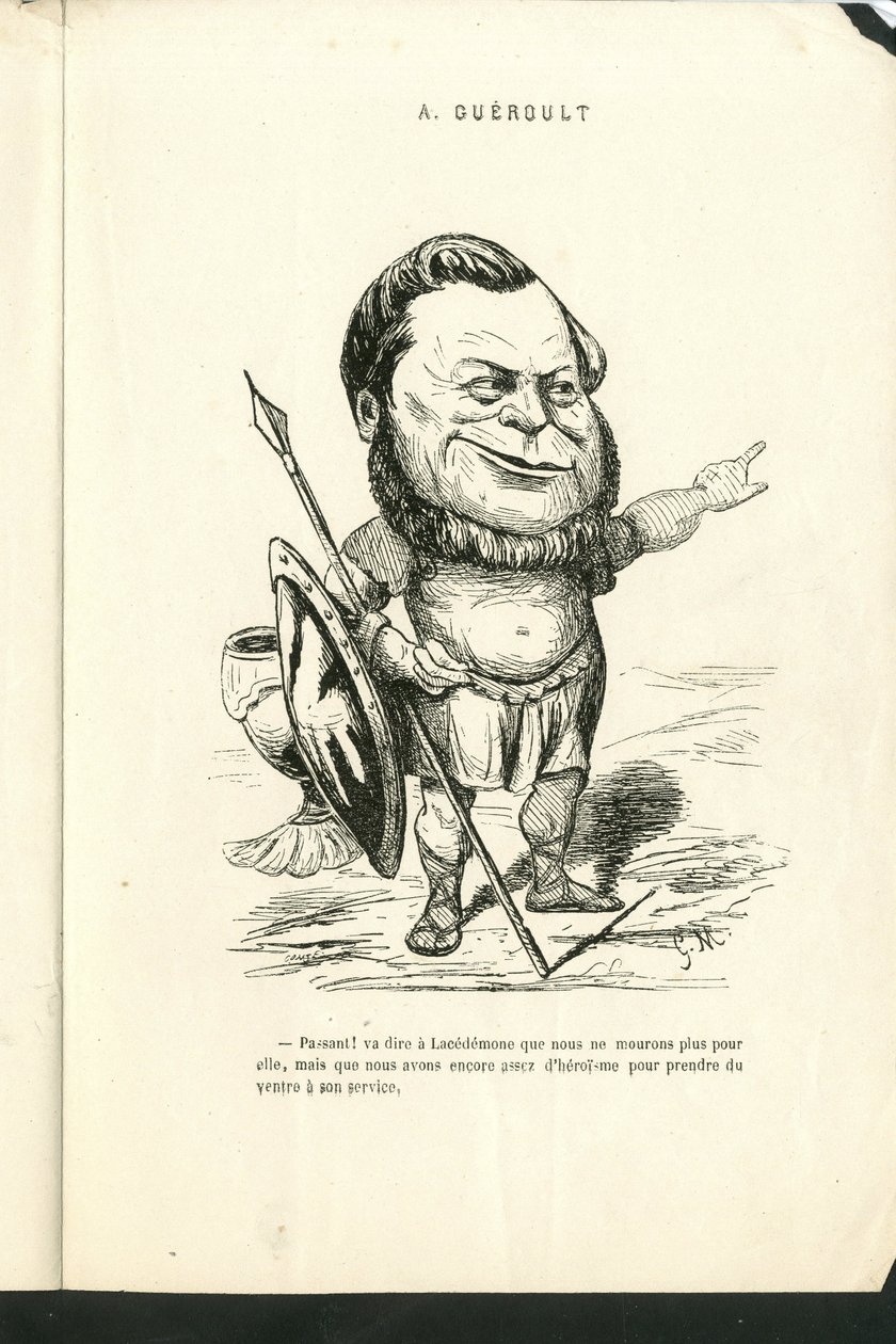 Illusztráció: Charles Gilbert-Martin (1839-1905) a „Kortárs grimaszok” c. alkotó: Charles Gilbert Martin