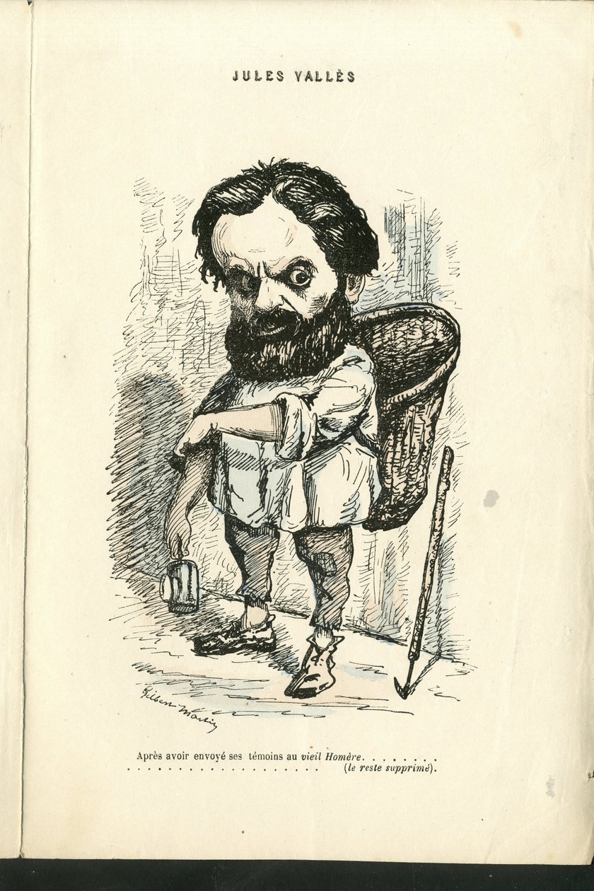 Illusztráció: Charles Gilbert-Martin (1839-1905) a „Kortárs grimaszok” c. alkotó: Charles Gilbert Martin