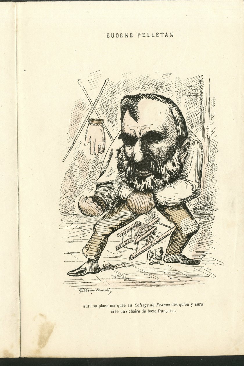 Illusztráció: Charles Gilbert-Martin (1839-1905) a „Kortárs grimaszok” c. alkotó: Charles Gilbert Martin