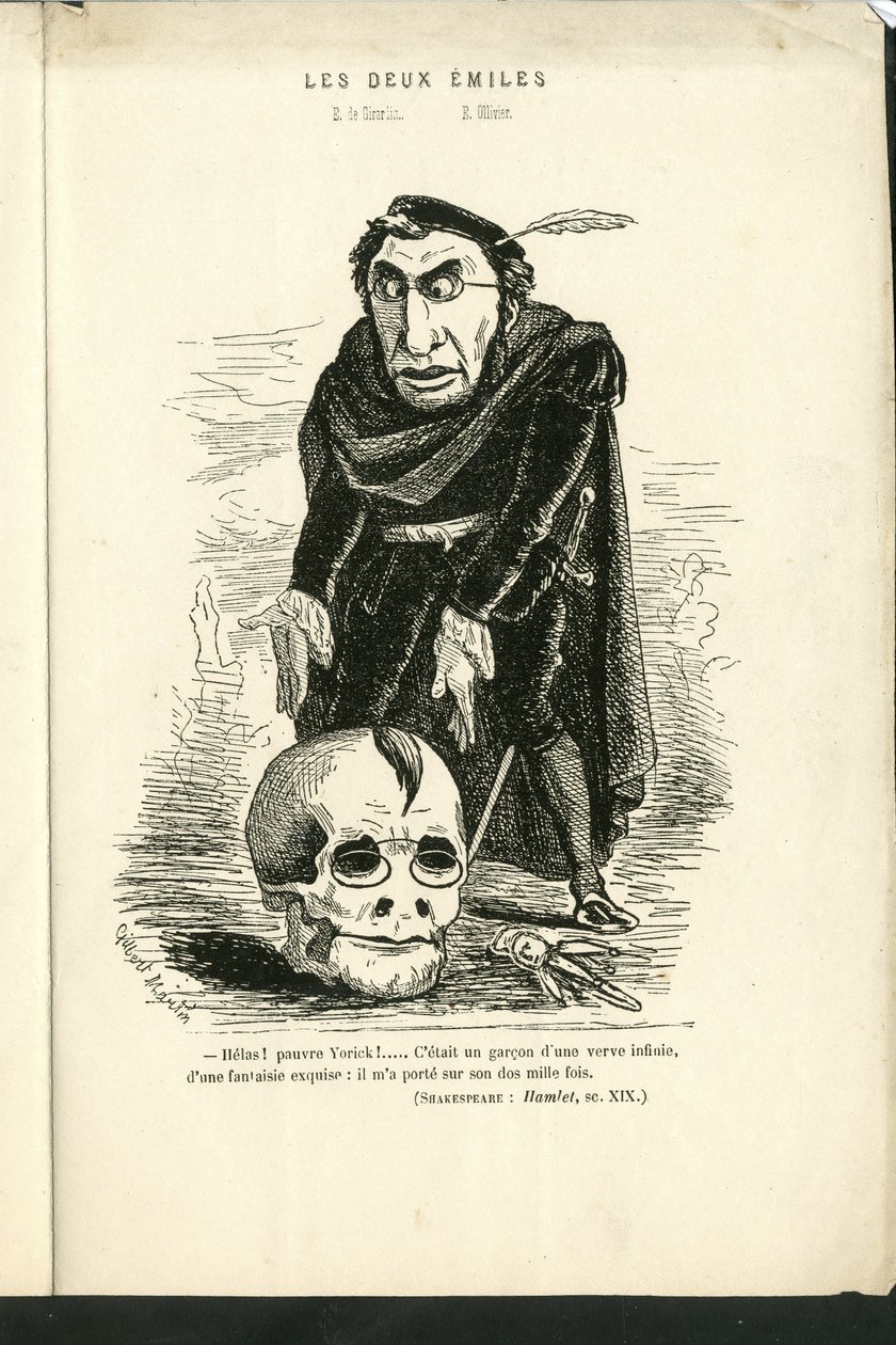 Illusztráció: Charles Gilbert-Martin (1839-1905) a „Kortárs grimaszok” c. alkotó: Charles Gilbert Martin