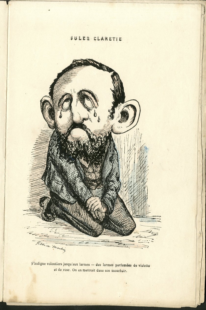 Illusztráció: Charles Gilbert-Martin (1839-1905) a „Kortárs grimaszok” c. alkotó: Charles Gilbert Martin