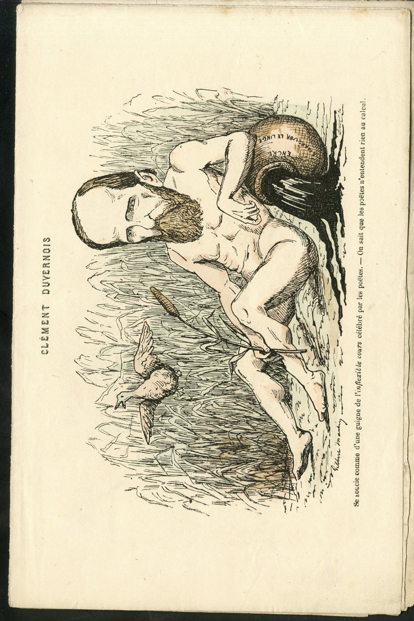 Illusztráció: Charles Gilbert-Martin (1839-1905) a „Kortárs grimaszok” c. alkotó: Charles Gilbert Martin