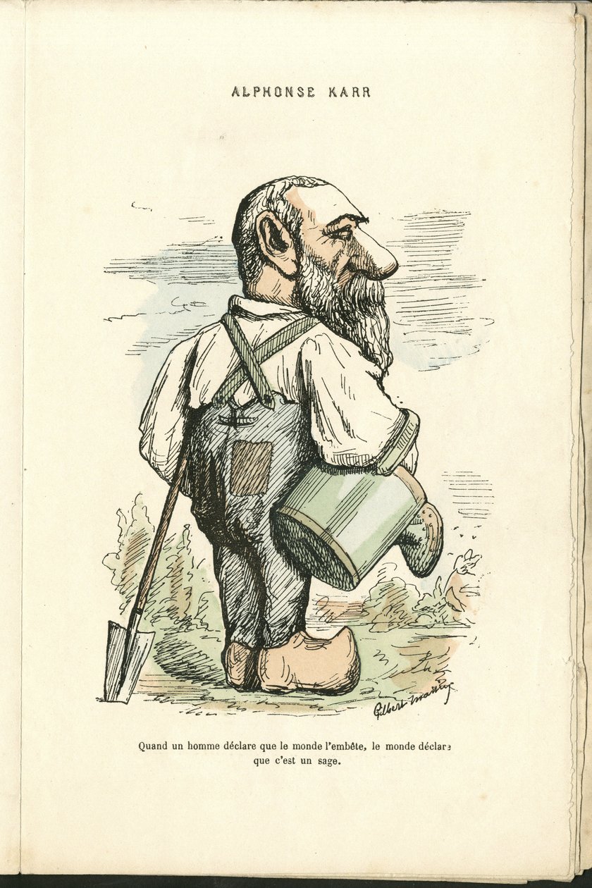 Illusztráció: Charles Gilbert-Martin (1839-1905) a „Kortárs grimaszok” c. alkotó: Charles Gilbert Martin