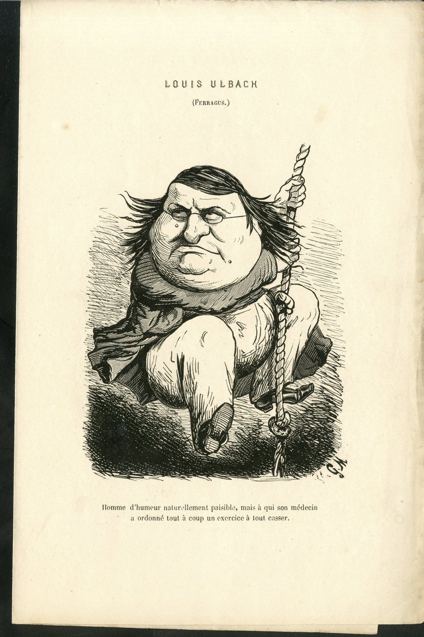 Charles Gilbert-Martin (1839-1905) illusztrációja a „Kortárs grimaszok” c. alkotó: Charles Gilbert Martin