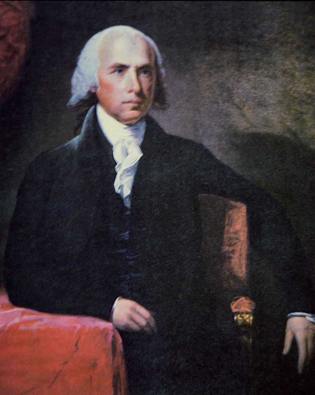 James Madison (1751-1836) (színes litó) alkotó: Charles Gilbert Stuart