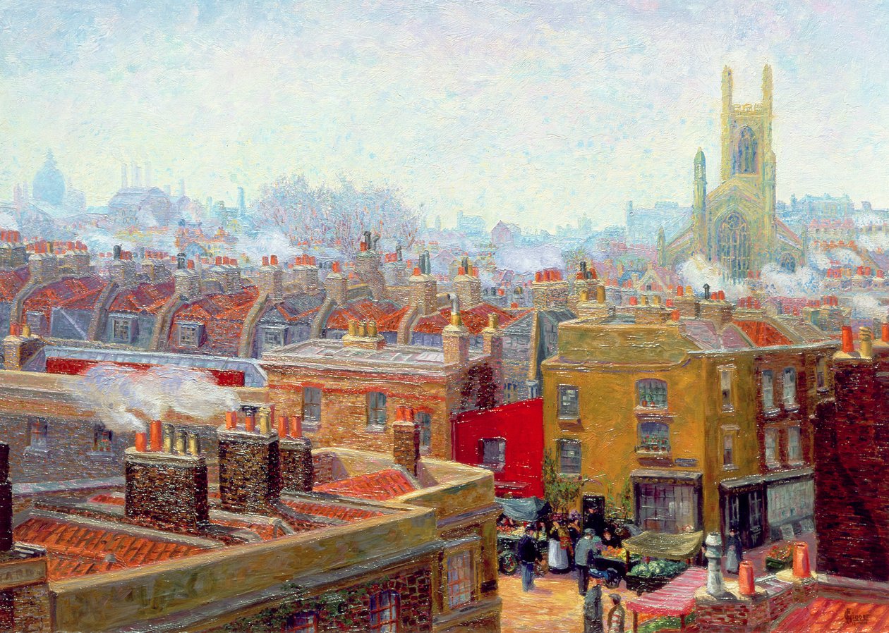 Egy sarok a Chelsea-ben alkotó: Charles Ginner