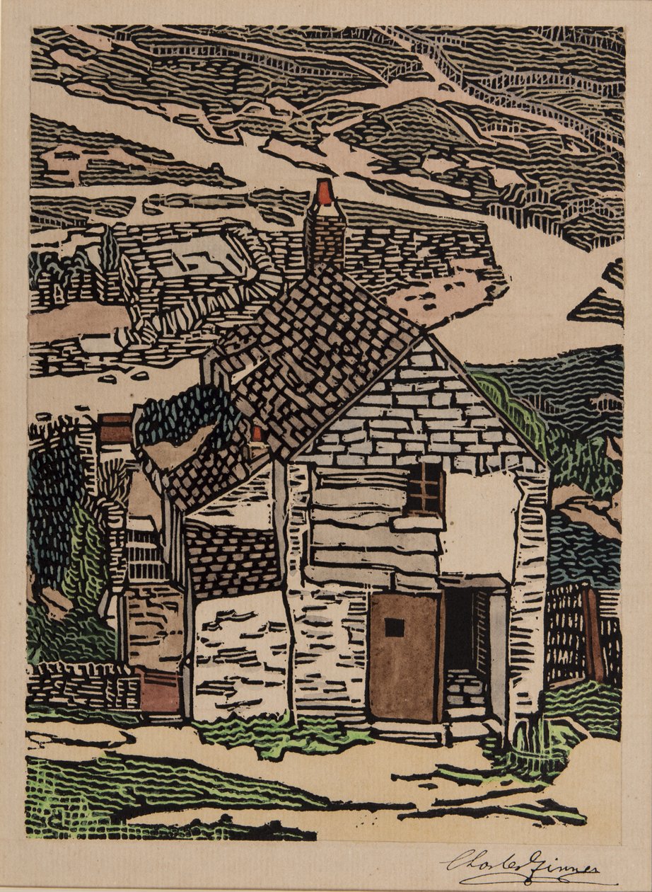 Cornish Cottage alkotó: Charles Ginner