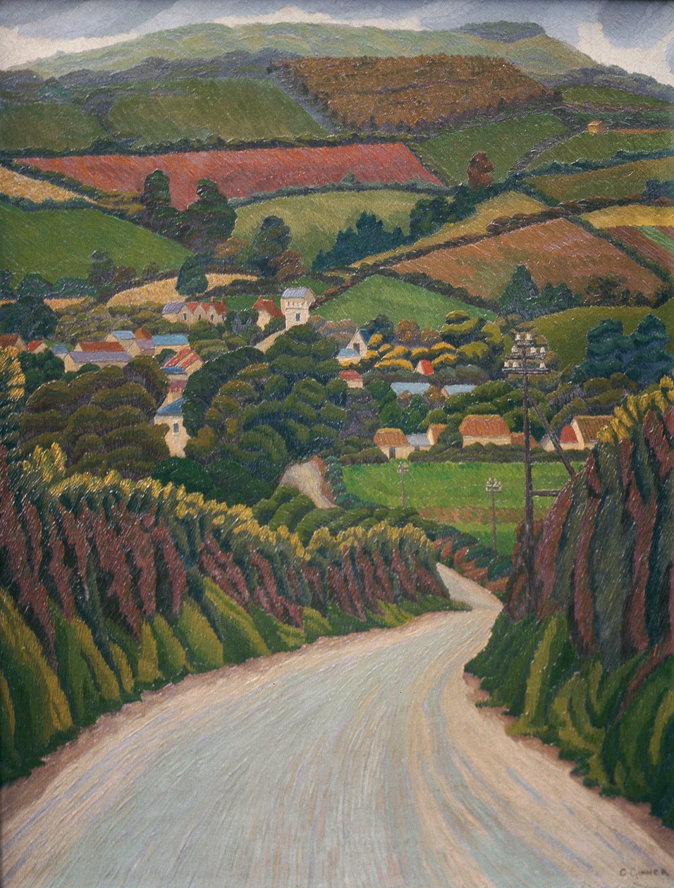 Penally Hill, Cornwall alkotó: Charles Ginner