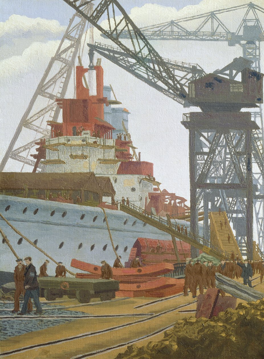 A HMS Prince of Wales épülete alkotó: Charles Ginner