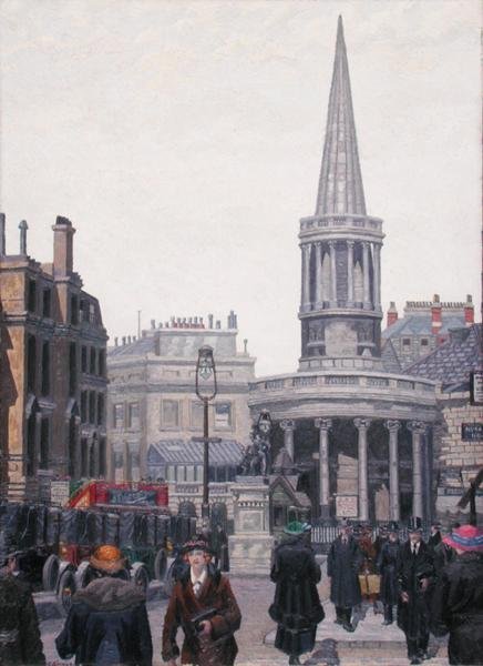 A Minden lelkek temploma, Langham Place, London alkotó: Charles Ginner