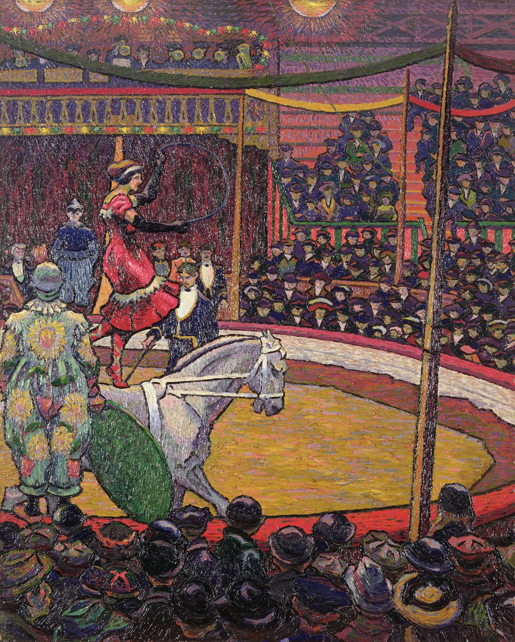 A cirkusz, 1913 körül (olaj, vászon) alkotó: Charles Ginner