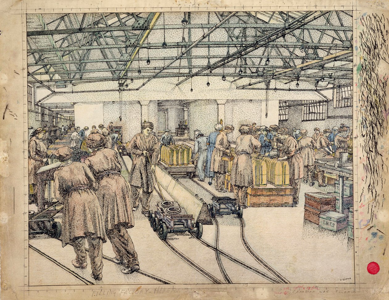 Töltőgyár, Hereford alkotó: Charles Ginner