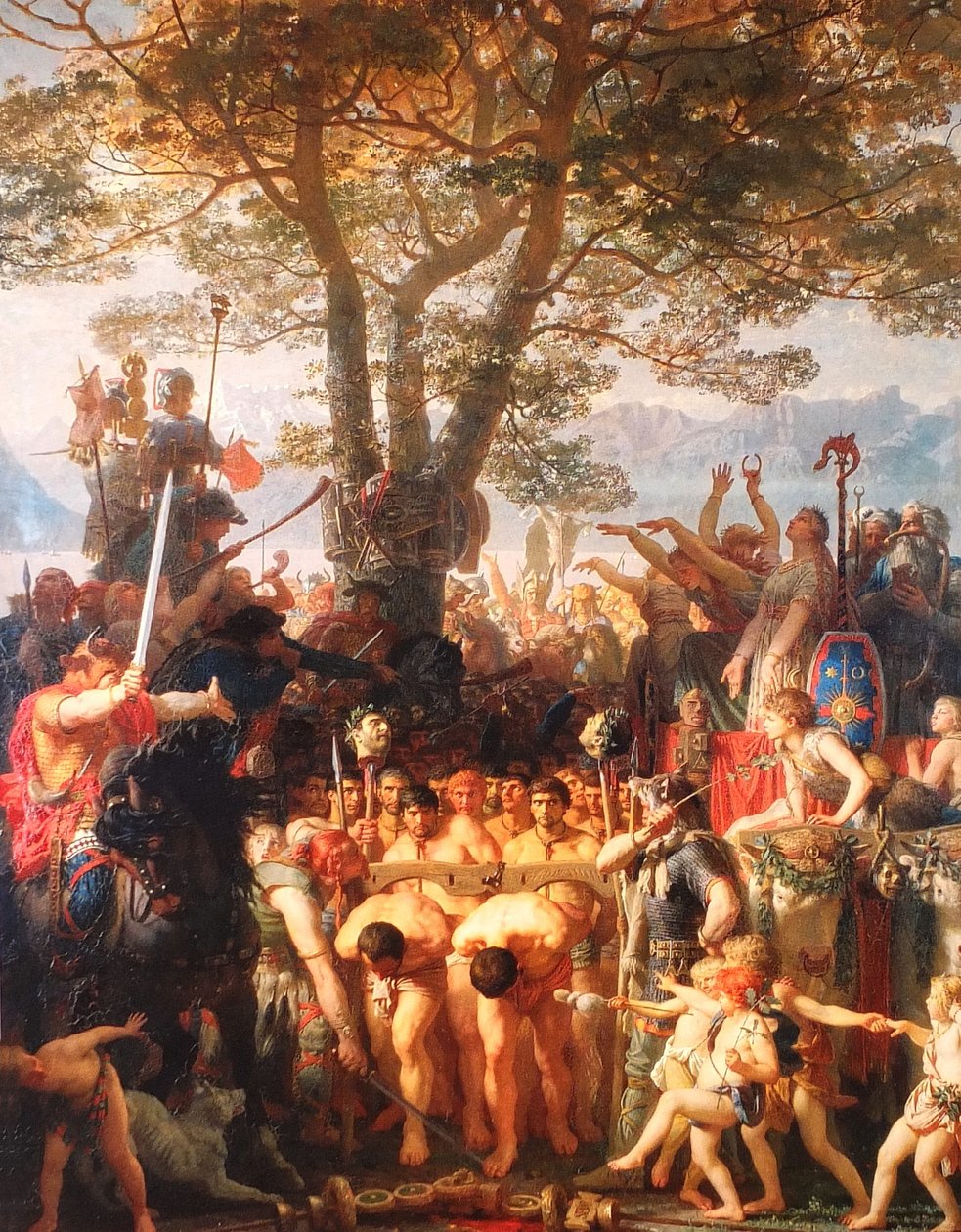 Francia: Les Romains passant sous le joug Romans Under the Yoke (Románok az igában) alkotó: Charles Gleyre