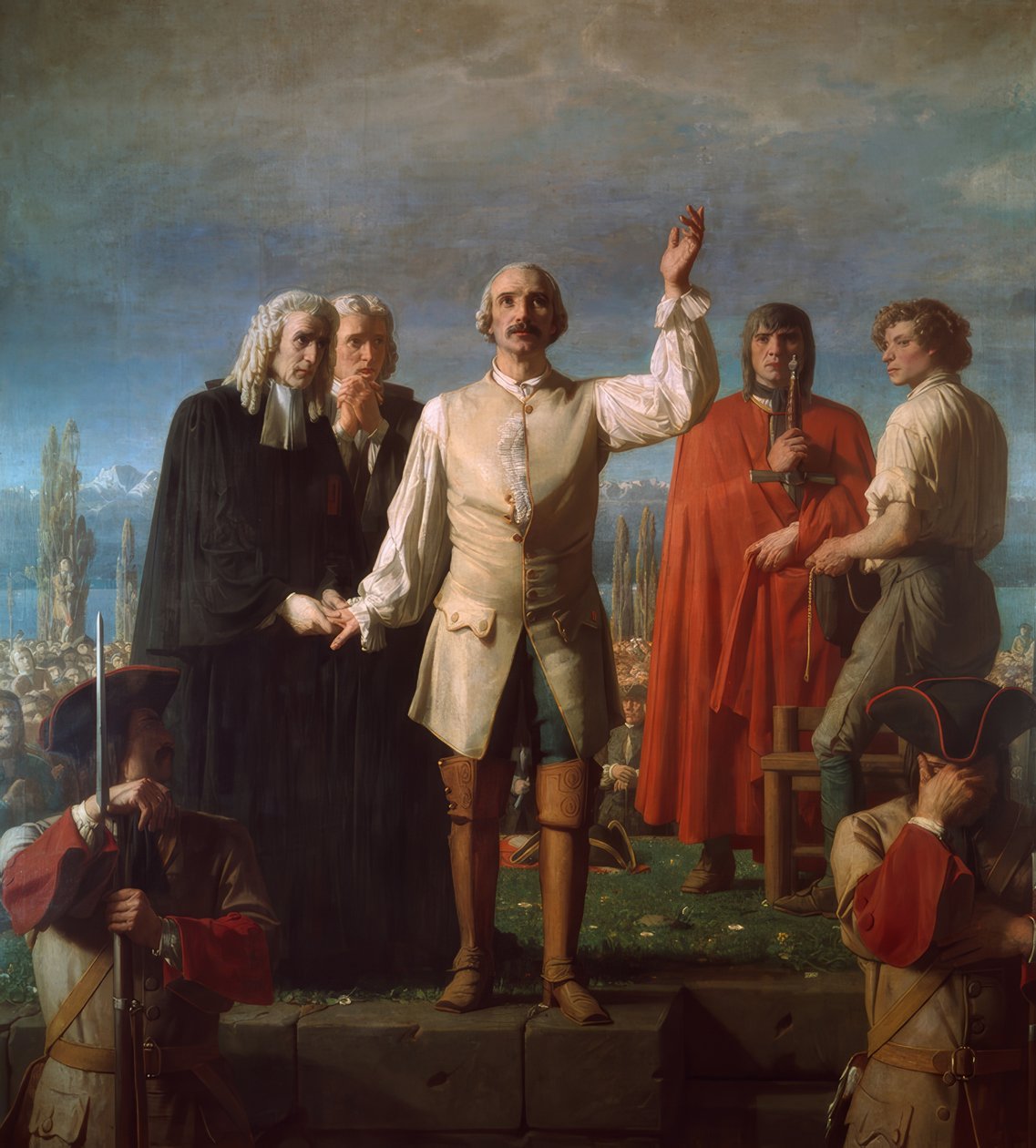 Davel őrnagy kivégzése alkotó: Charles Gleyre
